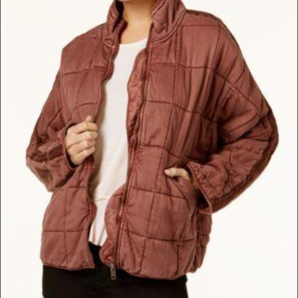FREE PEOPLE Quilted Dolman Sweater Size M
